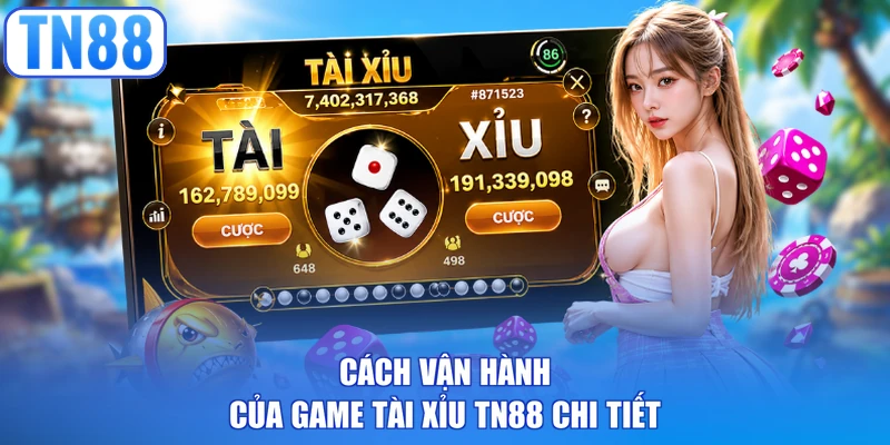 Cách vận hành của game tài xỉu TN88 chi tiết
