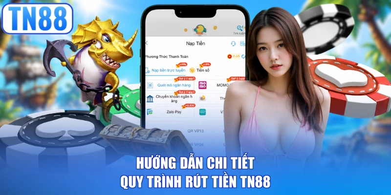 Hướng dẫn chi tiết quy trình rút tiền TN88